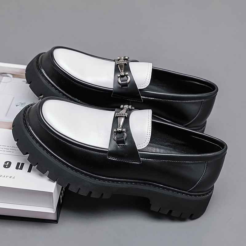 Men Shoes Official - Mocassini con fibbia in metallo stile