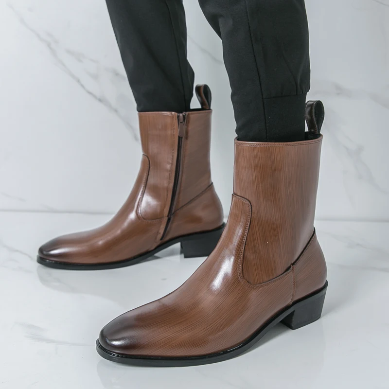 Men'S Shoes Hugo Boss - Stivaletti classici comodi Botas Stivaletti Chelsea