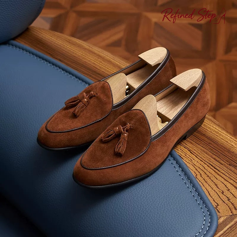 Mocassini da uomo in pelle sca - Men Shoes Kinds recensione e prezzo