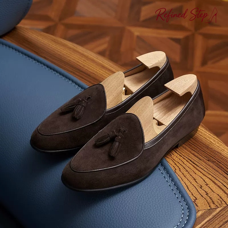 Mocassini da uomo in pelle sca - Men Shoes Kinds recensione e prezzo