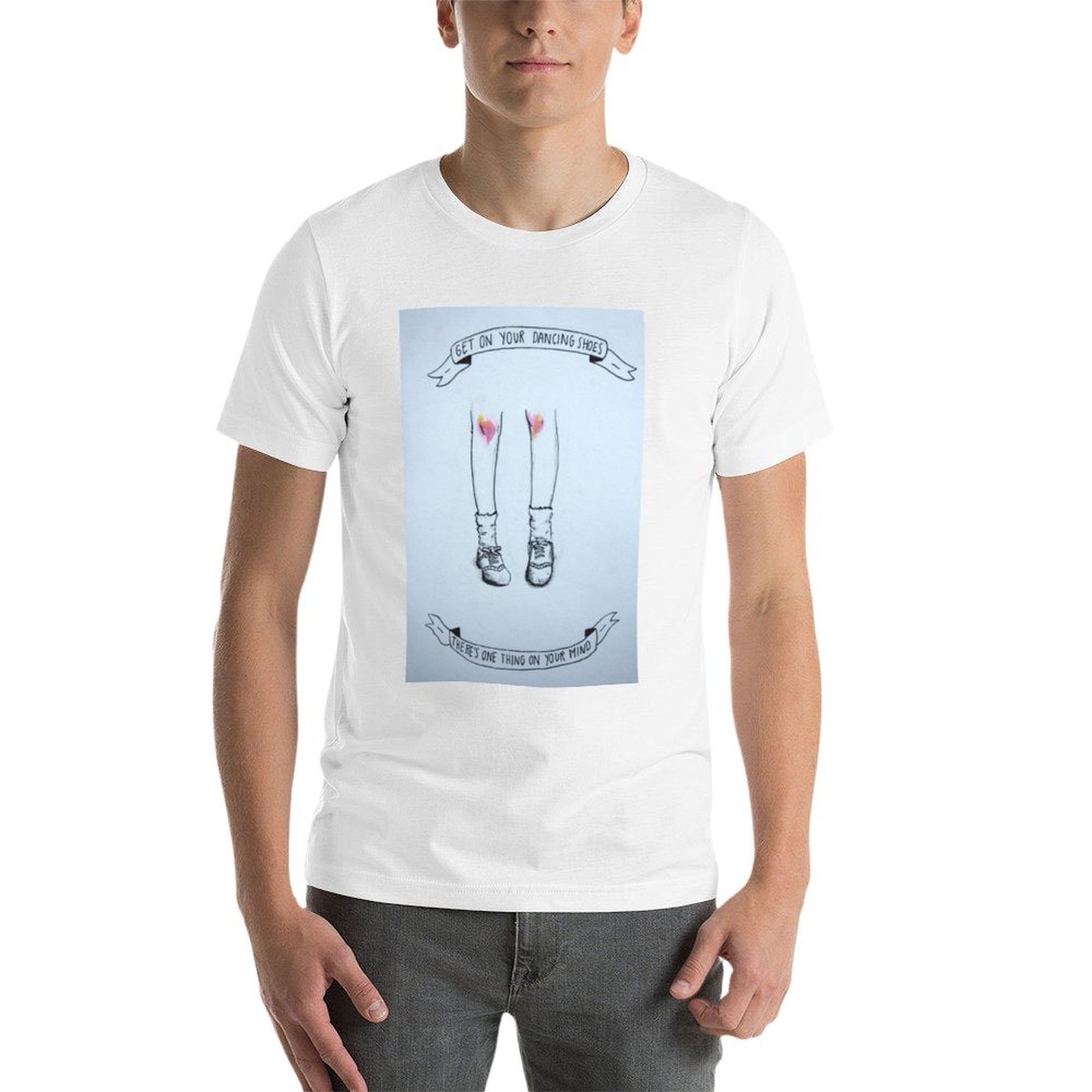 T-shirt con illustrazione di s - Men Shoes Illustration recensione e prezzo