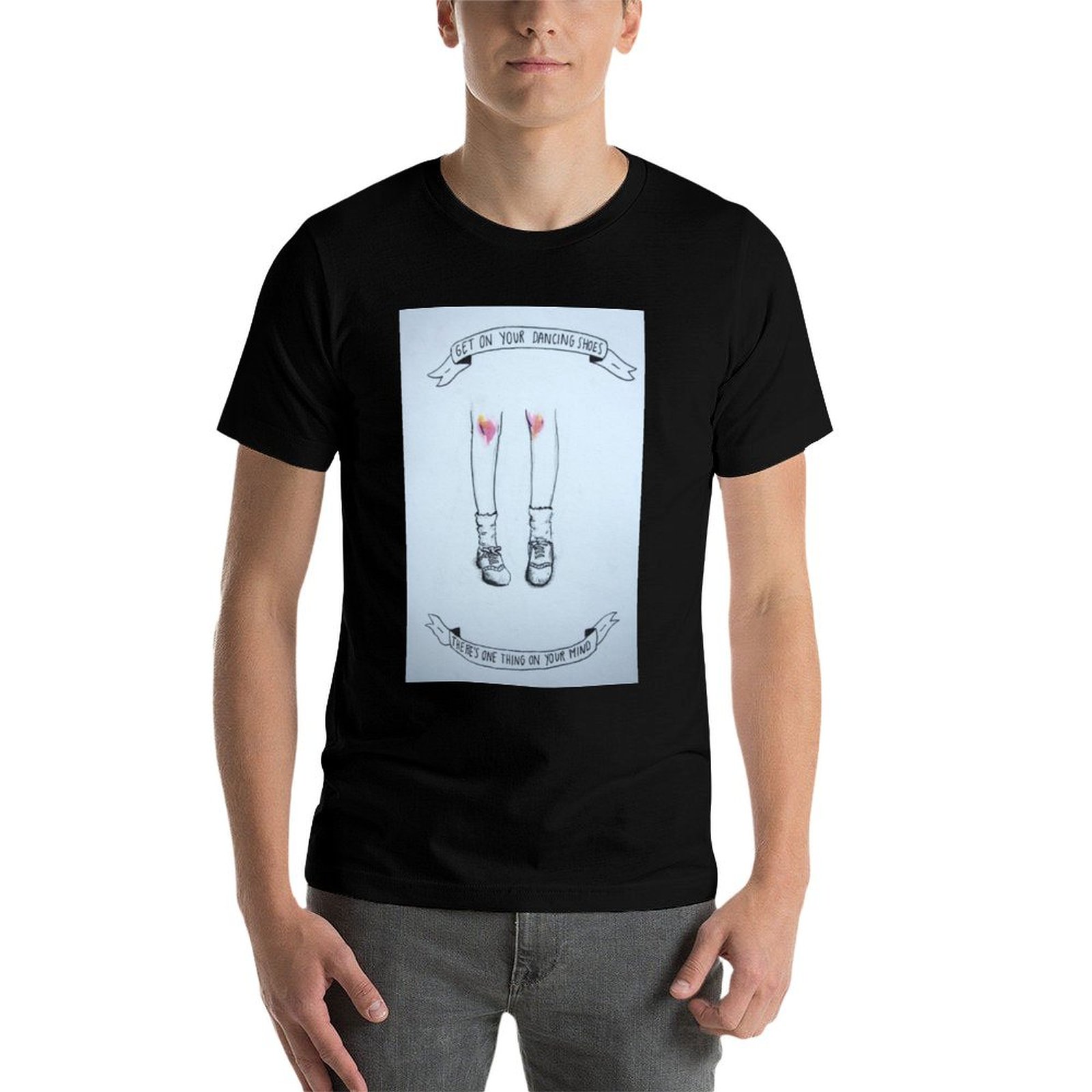 T-Shirt con Illustrazione dell - Men Shoes Illustration recensione e prezzo