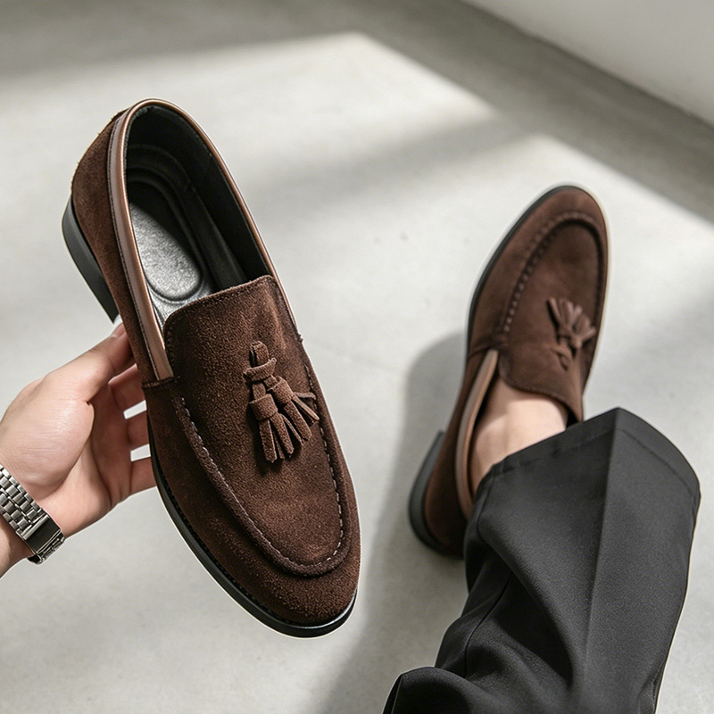 Mocassini da Uomo in Pelle con - Men Shoes Boss recensione e prezzo