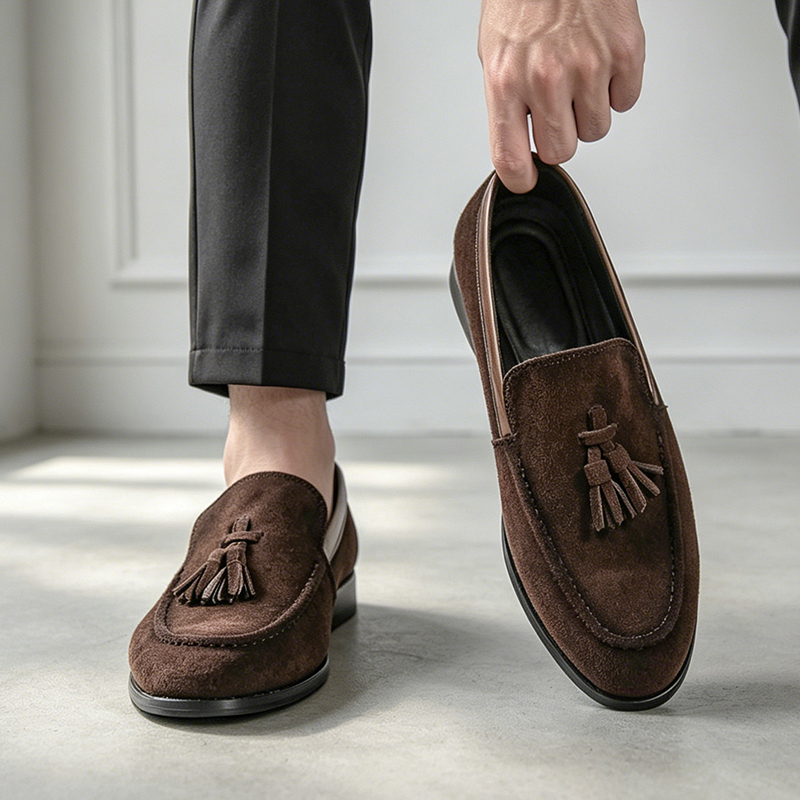 Mocassini da Uomo in Pelle con - Men Shoes Boss recensione e prezzo